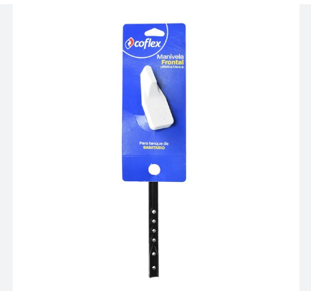 Manivela Frontal Para Tanque Sanitario Plastico Blanco P-B5062 Coflex